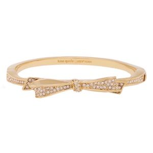 KATE SPADE • Gold Love Notes Bangle Bracelet